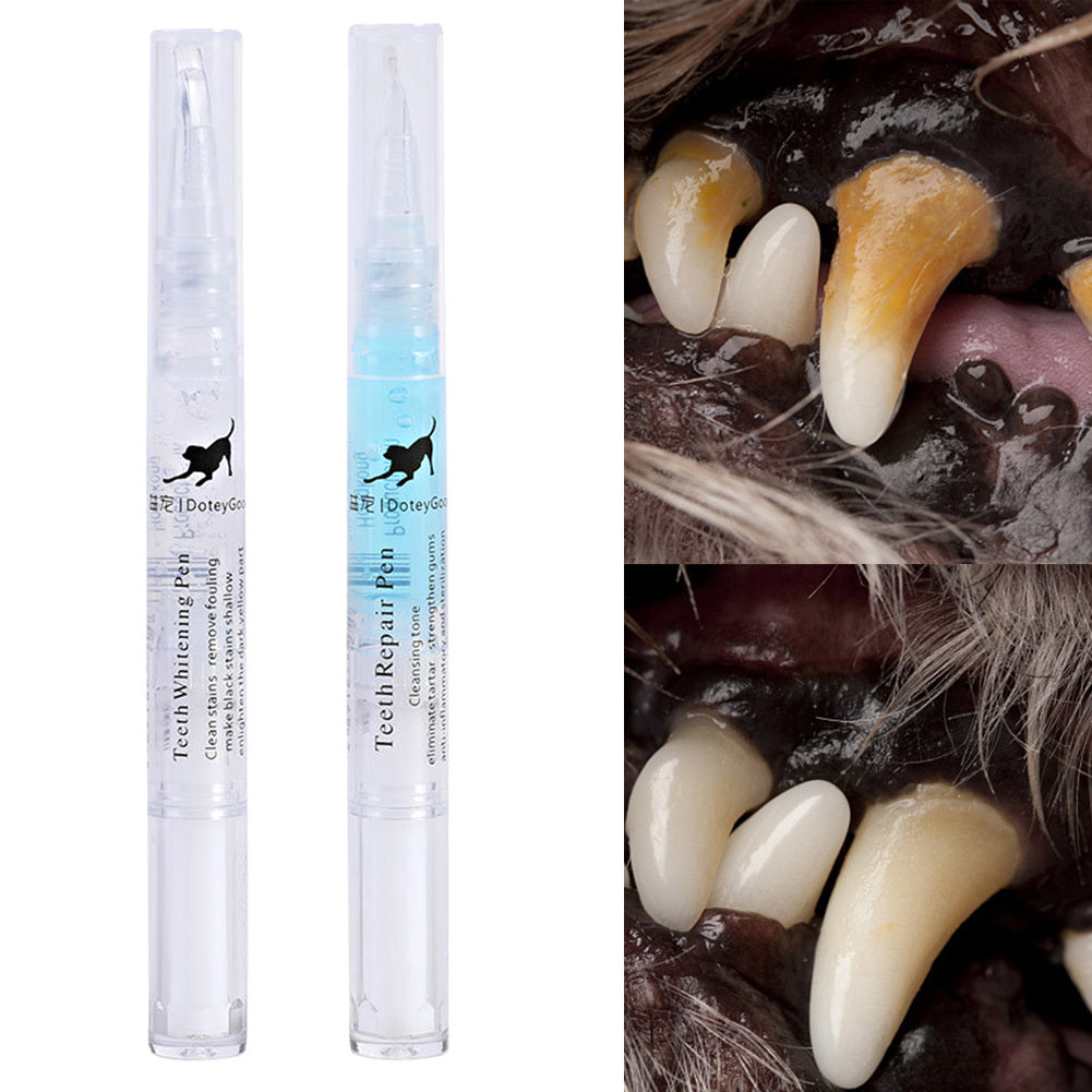 Pet Teeth Repairing Kit For Dog Cat Teeth Cleaning Pen Kit