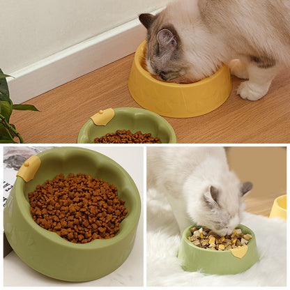 Plastic Pet Bowl Dish Indoor Pet Double Bowl For Dog Cat Food Water Feeder Cats Small Dogs Pet Large Capacity Bowls