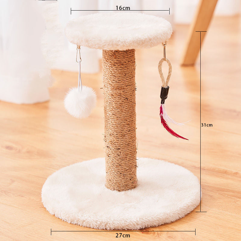 Cat Scratcher Sisal Vertical Durable Non-dandruff Anti-scratch Toy Cat Supplies